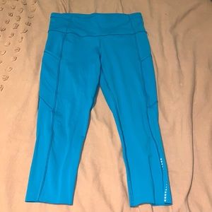 Blue Lululemon leggings